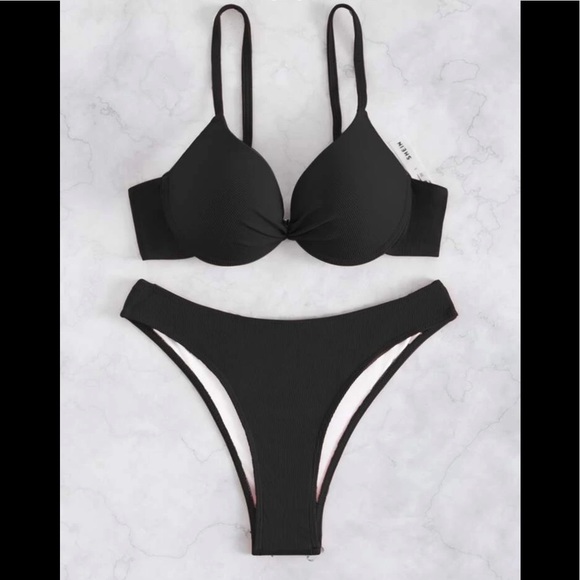 SHEIN Other - NWT SHEIN Black padded bikini